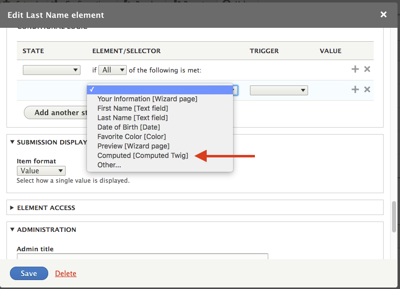 form w/wizard pages and conditional field not working [2885075